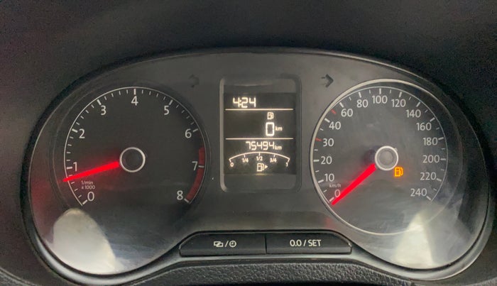 2017 Volkswagen Polo HIGHLINE1.2L, Petrol, Manual, 75,482 km, Odometer Image