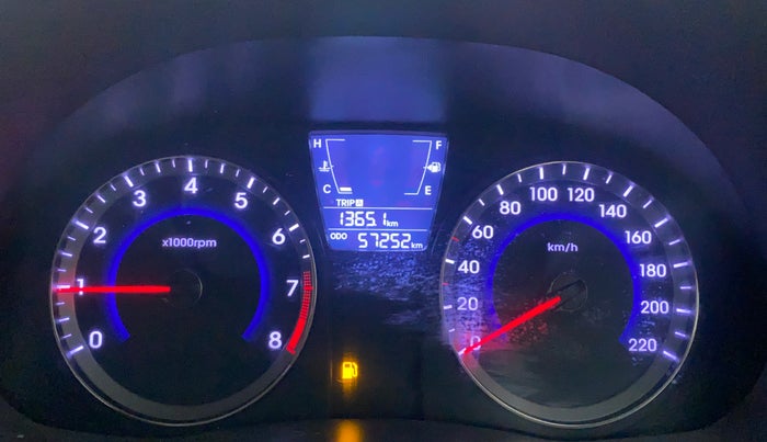 2016 Hyundai Verna FLUIDIC 4S 1.6 VTVT SX, Petrol, Manual, 57,251 km, Odometer Image