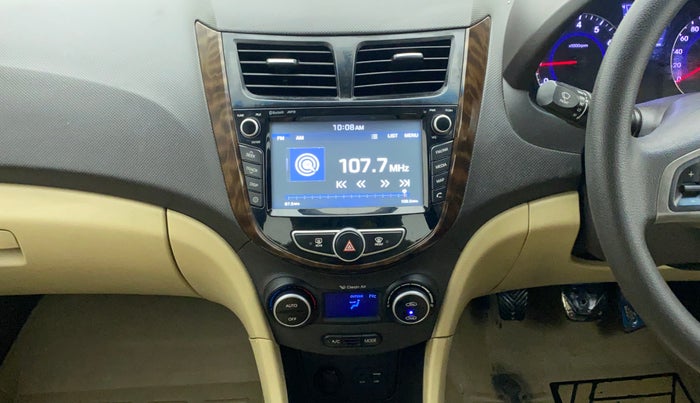 2016 Hyundai Verna FLUIDIC 4S 1.6 VTVT SX, Petrol, Manual, 57,251 km, Air Conditioner