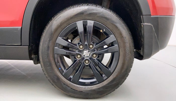 2018 Maruti Vitara Brezza ZDI+ DUAL TONE AMT, Diesel, Automatic, 60,702 km, Left Rear Wheel