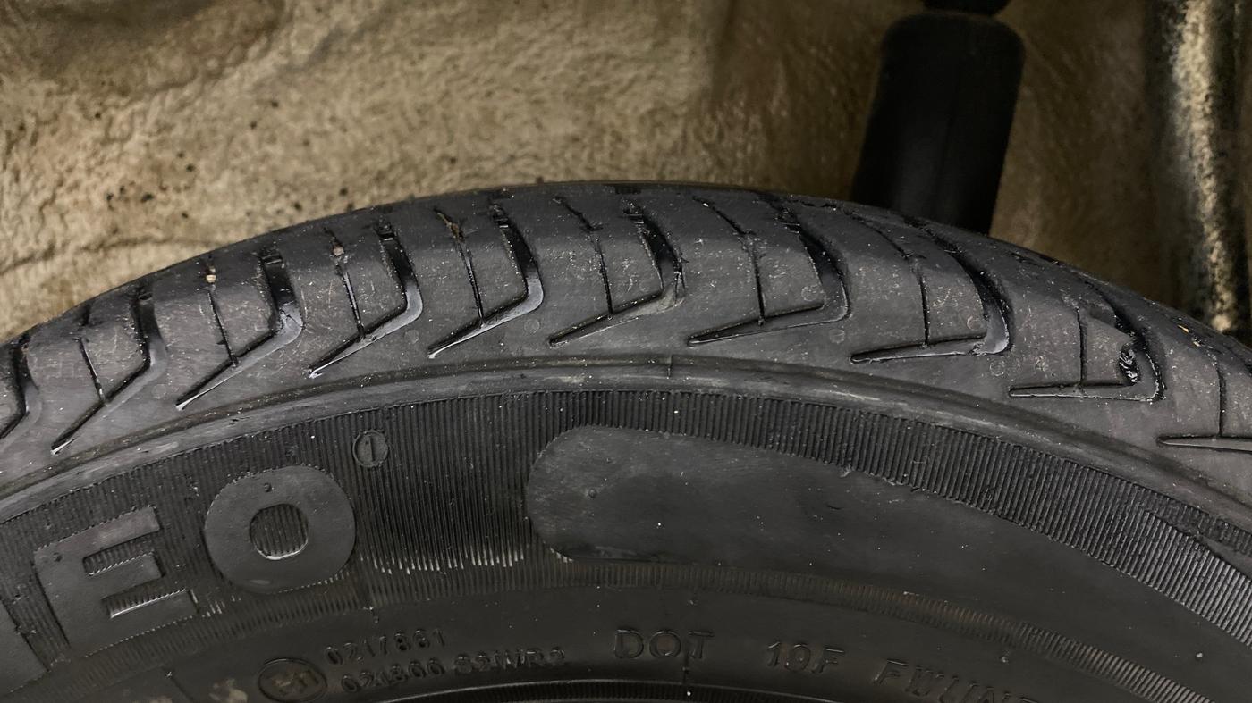 2023 Maruti Alto K10 VXI PLUS, Petrol, Manual, 55,467 km, Left Rear Tyre Tread