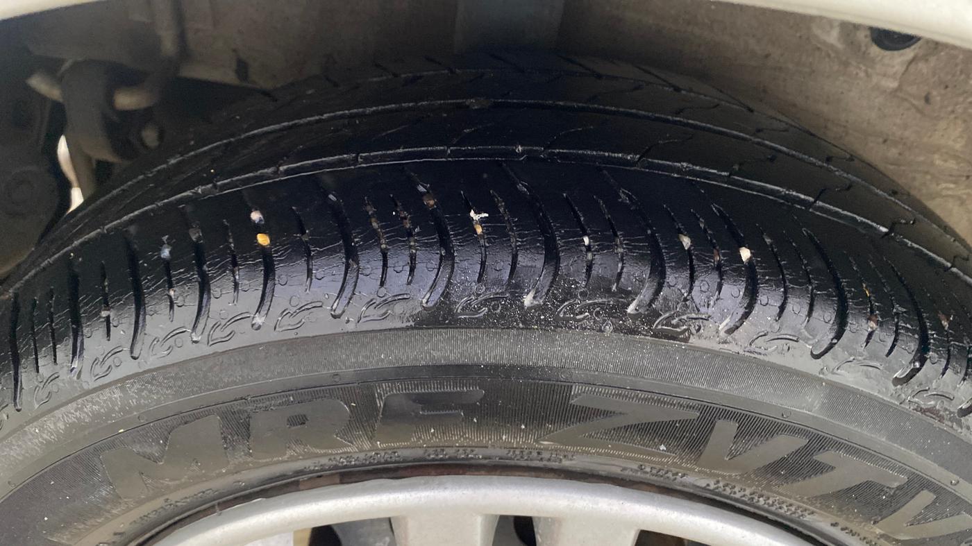 2017 Maruti Celerio VXI CNG, CNG, Manual, 78,223 km, Right Rear Tyre Tread