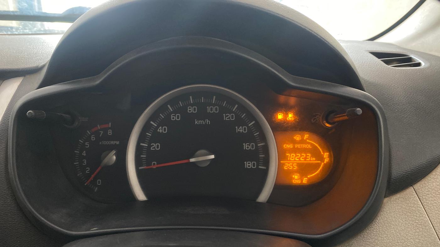2017 Maruti Celerio VXI CNG, CNG, Manual, 78,223 km, Odometer Image
