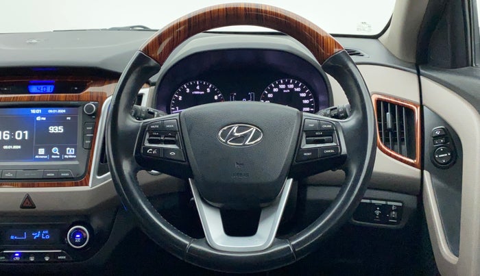2019 Hyundai Creta SX 1.6 PETROL, Petrol, Manual, 28,314 km, Steering Wheel Close Up