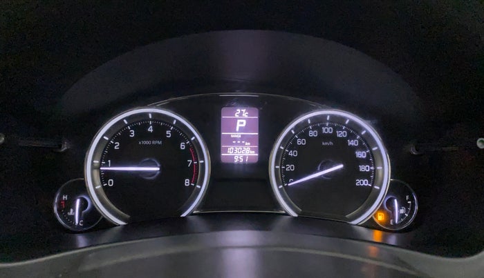 2016 Maruti Ciaz ZXI AT, Petrol, Automatic, 1,03,198 km, Odometer Image