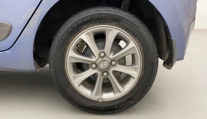 2015 Hyundai Grand i10 ASTA (O) 1.2 KAPPA VTVT, Petrol, Manual, 21,565 km, Left Rear Wheel