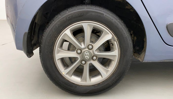 2015 Hyundai Grand i10 ASTA (O) 1.2 KAPPA VTVT, Petrol, Manual, 21,565 km, Right Rear Wheel