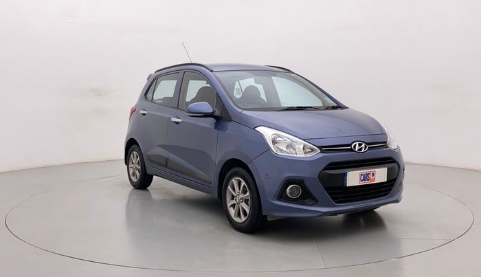 2015 Hyundai Grand i10 ASTA (O) 1.2 KAPPA VTVT, Petrol, Manual, 21,565 km, Right Front Diagonal