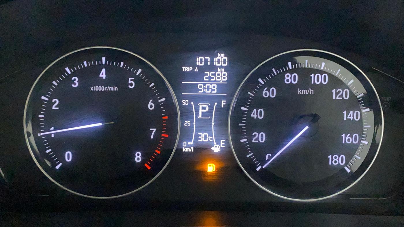 2018 Honda Amaze 1.2L I-VTEC V CVT, Petrol, Automatic, 1,07,099 km, Odometer Image