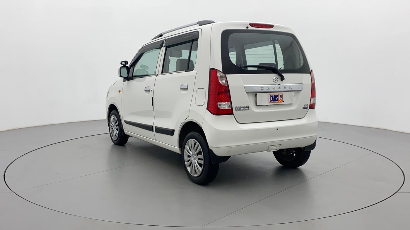 2017 Maruti Wagon R 1.0 VXI AMT, Petrol, Automatic, 21,177 km, Left Back Diagonal