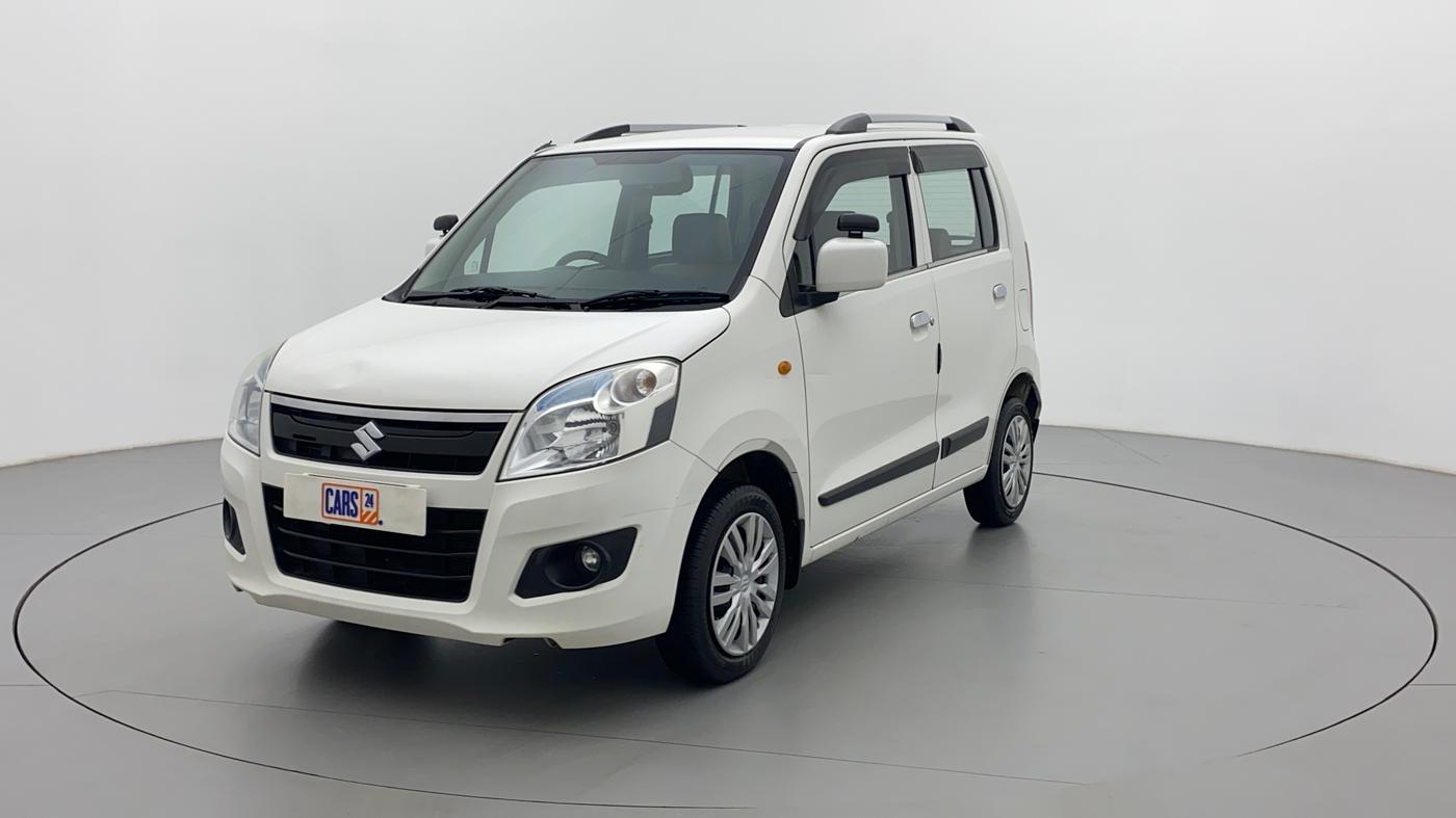 2017 Maruti Wagon R 1.0 VXI AMT, Petrol, Automatic, 21,177 km, Left Front Diagonal