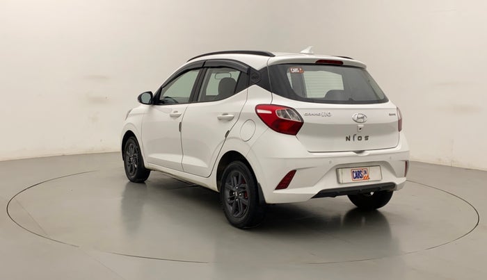 2021 Hyundai GRAND I10 NIOS SPORTZ AMT 1.2 KAPPA VTVT, Petrol, Automatic, 45,593 km, Left Back Diagonal