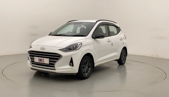 2021 Hyundai GRAND I10 NIOS SPORTZ AMT 1.2 KAPPA VTVT, Petrol, Automatic, 45,593 km, Left Front Diagonal