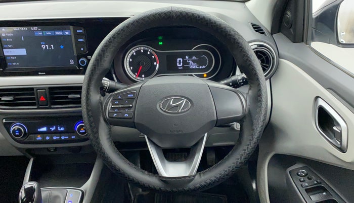 2021 Hyundai GRAND I10 NIOS SPORTZ AMT 1.2 KAPPA VTVT, Petrol, Automatic, 45,593 km, Steering Wheel Close Up