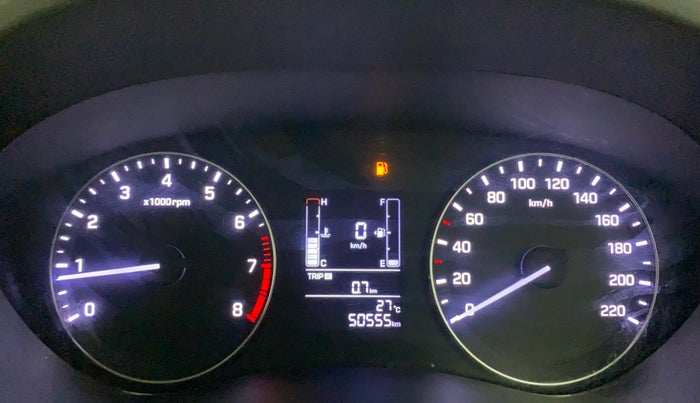 2017 Hyundai Elite i20 SPORTZ 1.2, Petrol, Manual, 50,507 km, Odometer Image