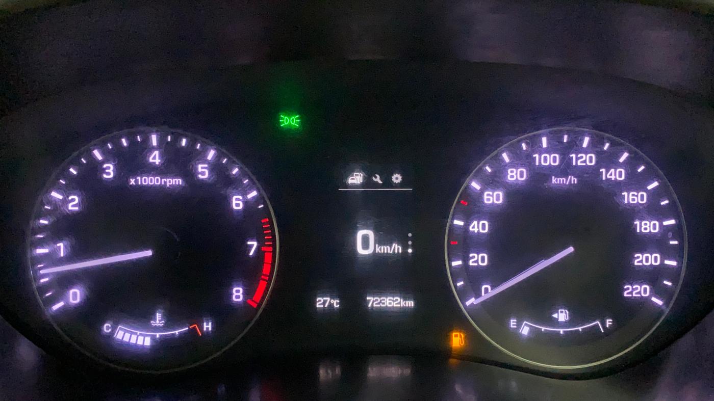 2016 Hyundai Elite i20 ASTA 1.2 (O), Petrol, Manual, 72,641 km, Odometer Image