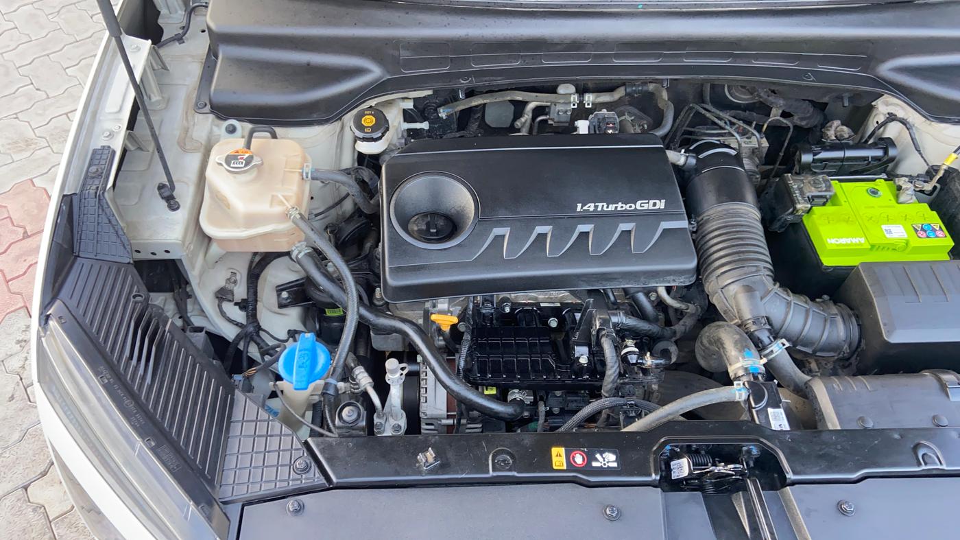 2022 Hyundai Creta SX (O) 1.4 TURBO DCT, Petrol, Automatic, 67,958 km, Engine View - Left