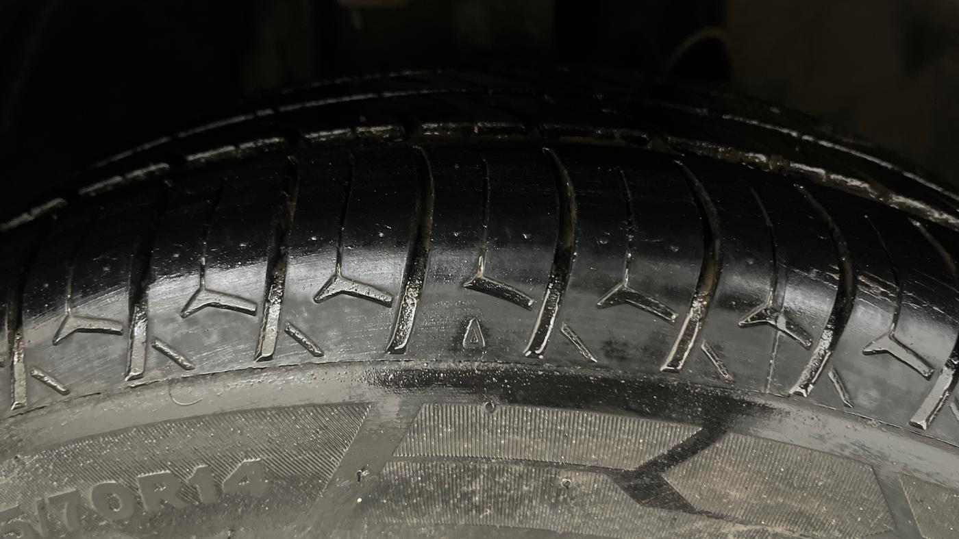 2022 Tata Tiago XT CNG, CNG, Manual, 1,13,357 km, Right Front Tyre Tread