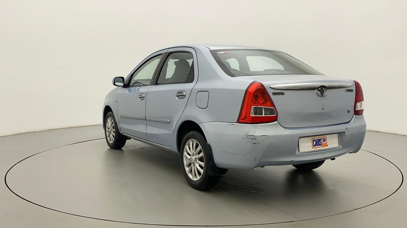 2011 Toyota Etios V, Petrol, Manual, 69,350 km, Left Back Diagonal