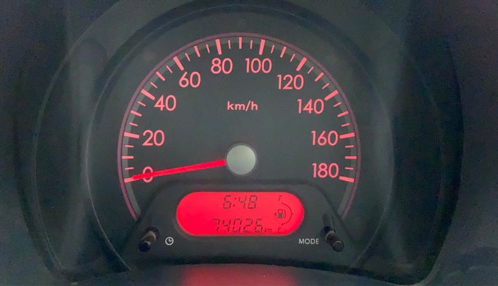 2012 Maruti A Star VXI, Petrol, Manual, 74,154 km, Odometer Image