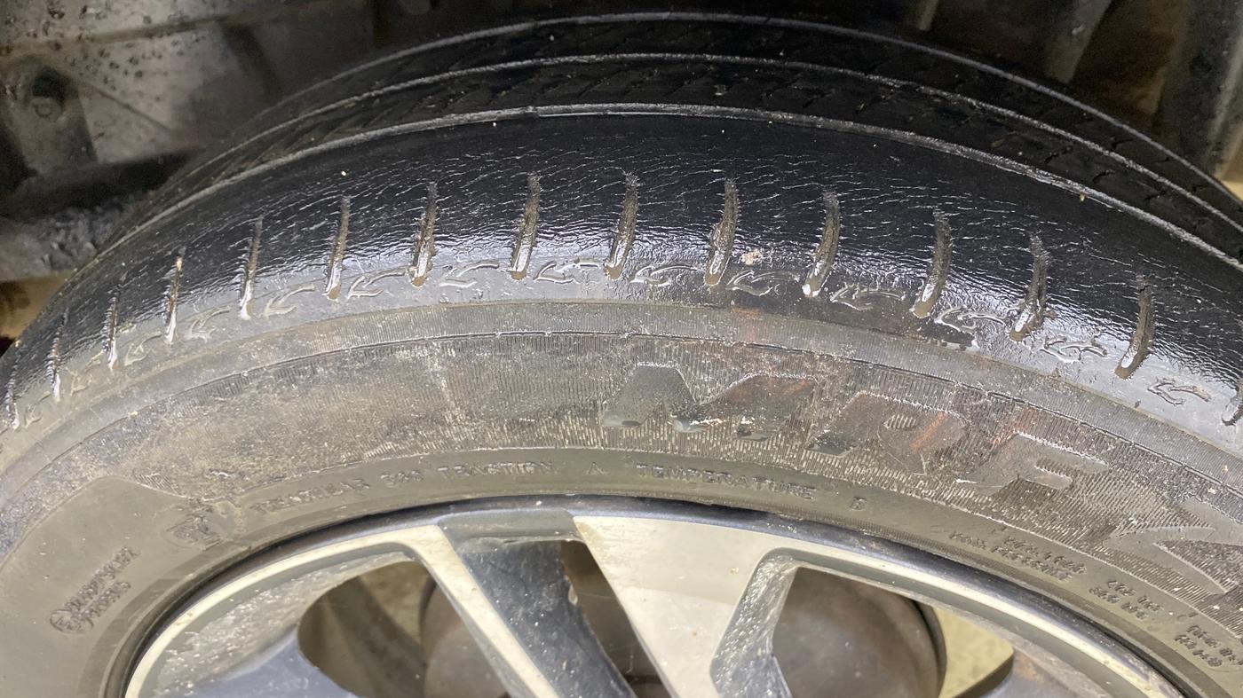 2018 Tata TIGOR XZ PLUS PETROL, Petrol, Manual, 70,845 km, Left Rear Tyre Tread