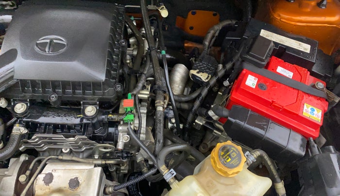 2019 Tata NEXON XZA PLUS PETROL DUAL TONE, Petrol, Automatic, 48,391 km, Engine View - Left