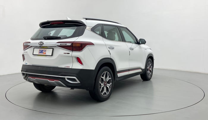 2019 KIA SELTOS 1.4 GTX+ TURBO GDI PETROL AT, Petrol, Automatic, 40,701 km, Right Back Diagonal