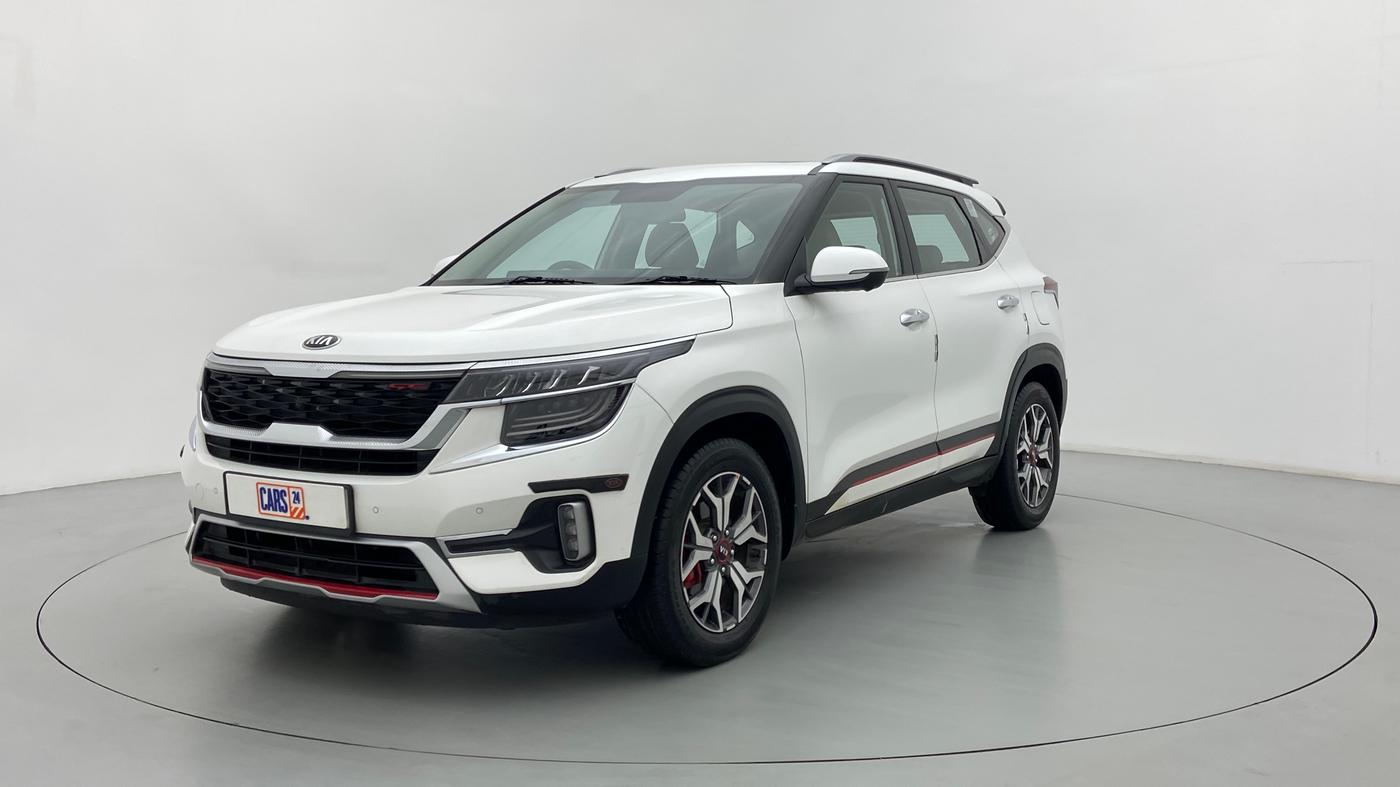 2019 KIA SELTOS 1.4 GTX+ TURBO GDI PETROL AT, Petrol, Automatic, 40,701 km, Left Front Diagonal
