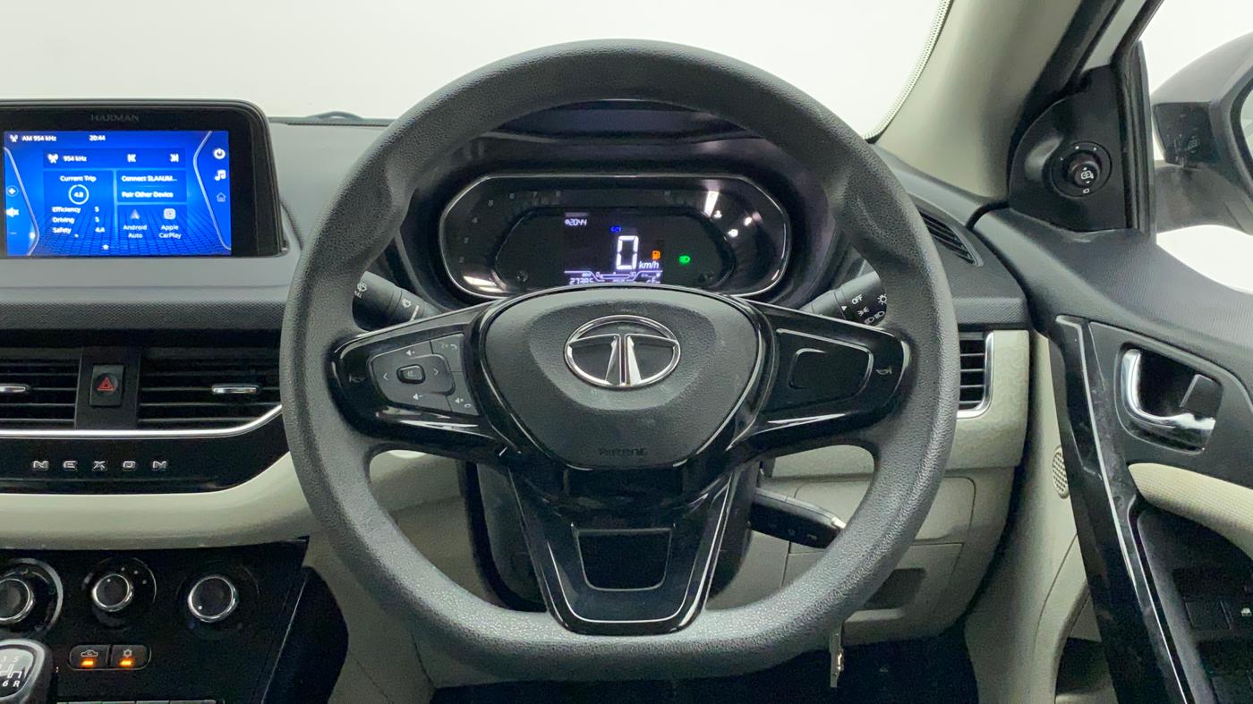 2022 Tata NEXON XZ PETROL, Petrol, Manual, 27,385 km, Steering Wheel Close Up