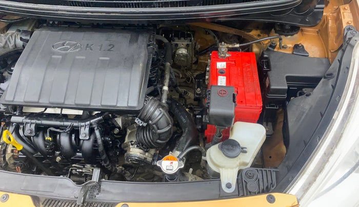 2015 Hyundai Grand i10 ASTA (O) 1.2 KAPPA VTVT, Petrol, Manual, 59,367 km, Engine View - Left