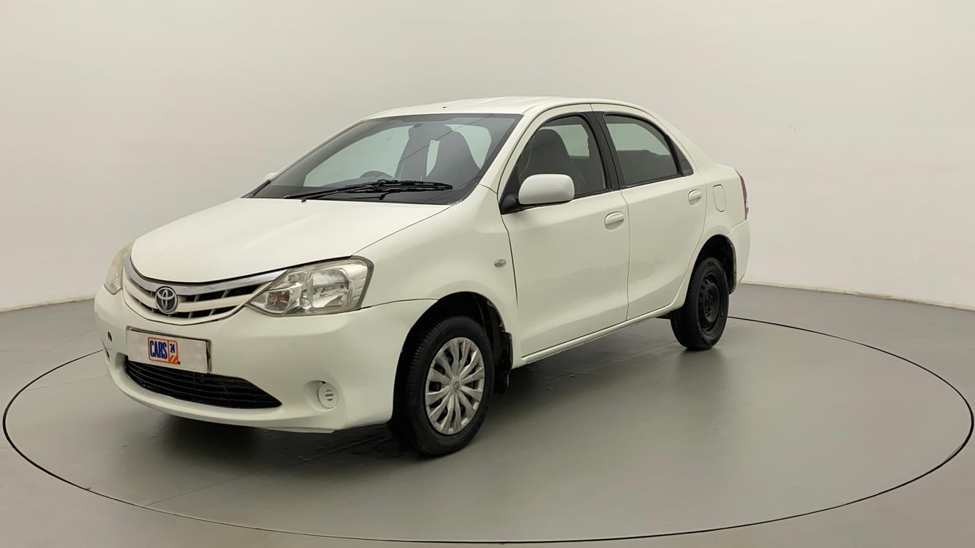 2012 Toyota Etios G, Petrol, Manual, 59,491 km, Left Front Diagonal
