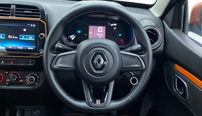2020 Renault Kwid 1.0 CLIMBER OPT AMT, Petrol, Automatic, 32,549 km, Steering Wheel Close Up