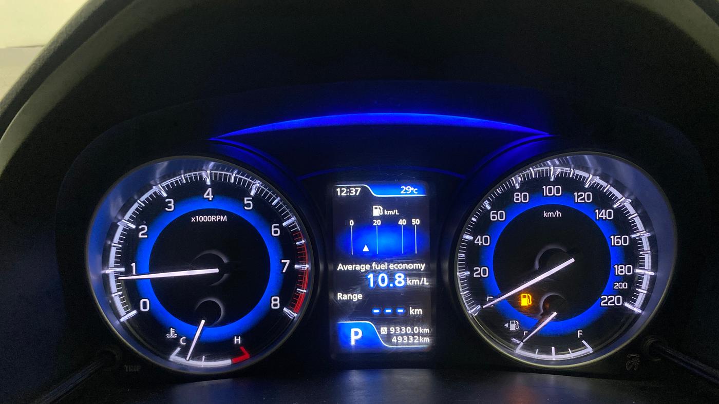 2021 Toyota Glanza V CVT, Petrol, Automatic, 49,332 km, Odometer Image