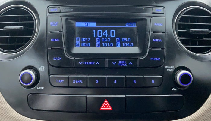 2017 Hyundai Xcent S AT 1.2, Petrol, Automatic, 37,353 km, Infotainment System