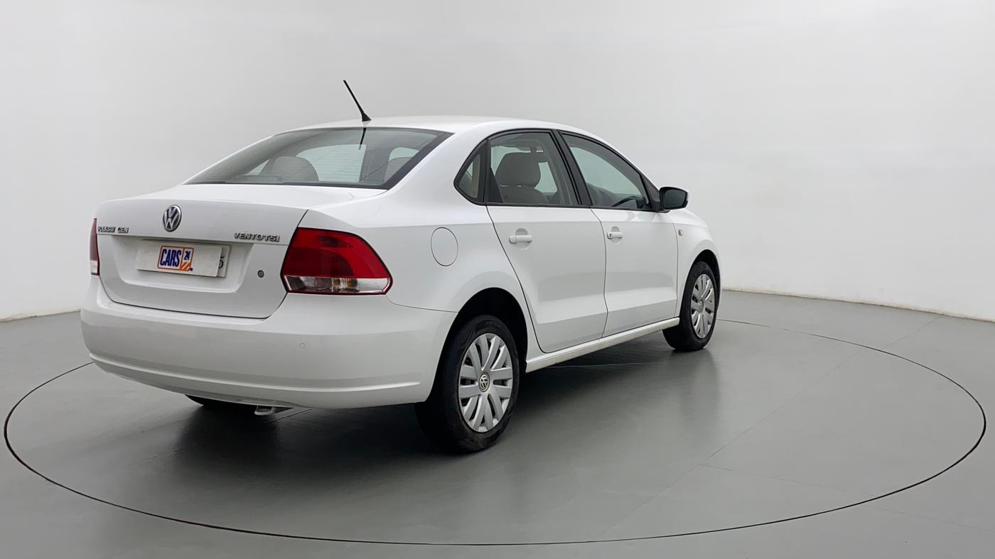 2014 Volkswagen Vento COMFORTLINE TSI AT, Petrol, Automatic, 40,575 km, Right Back Diagonal