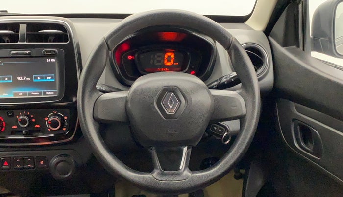 2017 Renault Kwid RXT 0.8 (O), Petrol, Manual, 71,945 km, Steering Wheel Close Up
