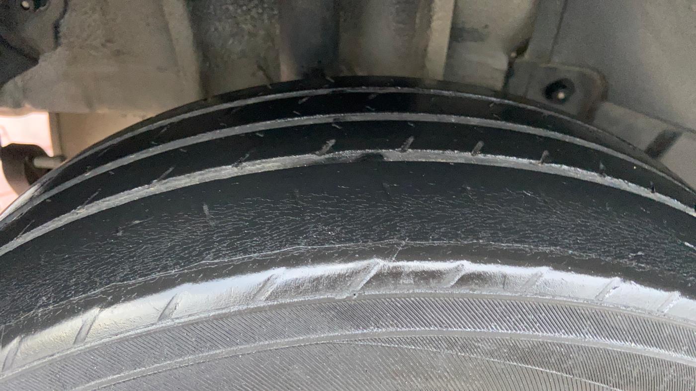 2019 Tata TIGOR XZA PLUS PETROL, Petrol, Automatic, 76,569 km, Right Rear Tyre Tread