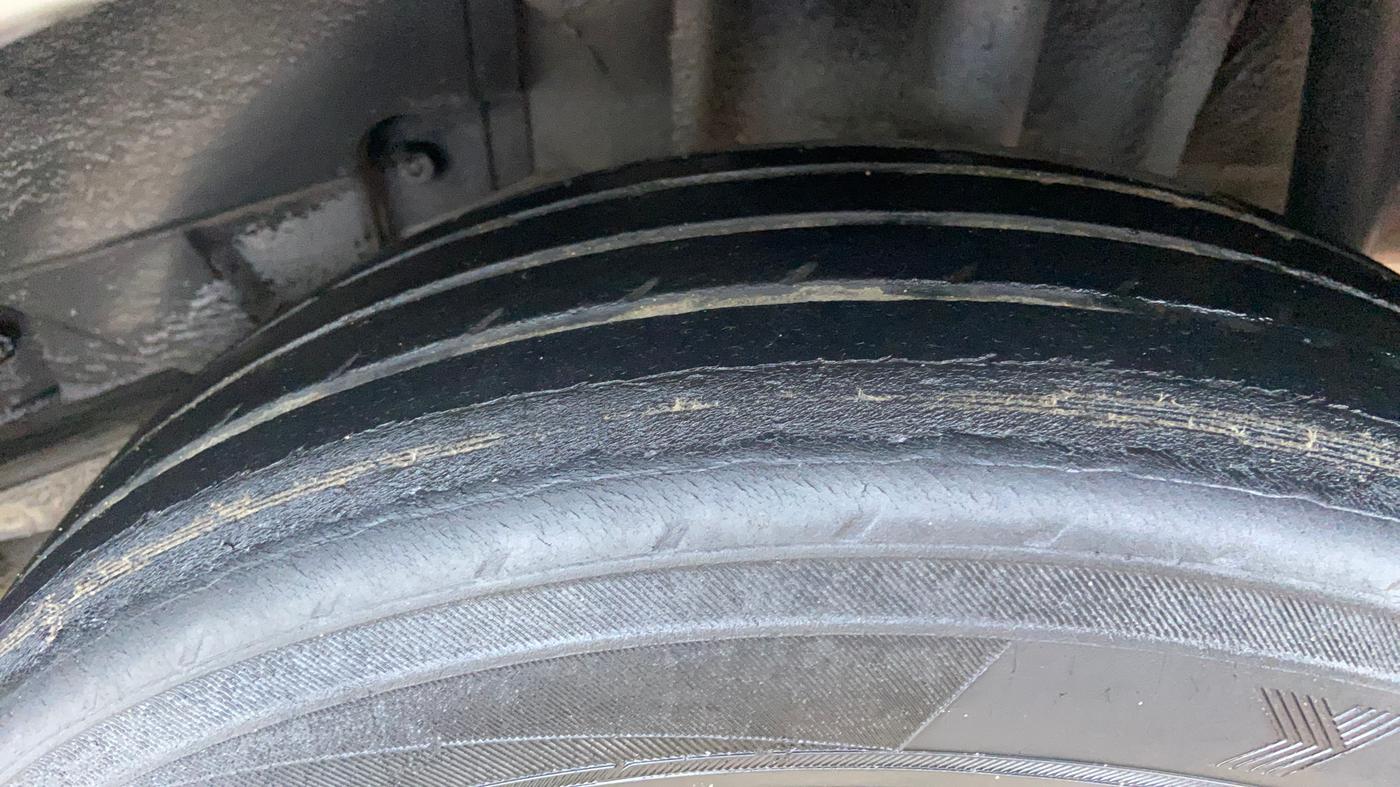 2019 Tata TIGOR XZA PLUS PETROL, Petrol, Automatic, 76,569 km, Left Rear Tyre Tread