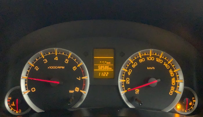 2012 Maruti Swift Dzire VXI, Petrol, Manual, 58,586 km, Odometer Image