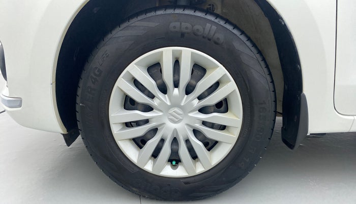 2017 Maruti Dzire VXI, Petrol, Manual, 54,596 km, Left Front Wheel