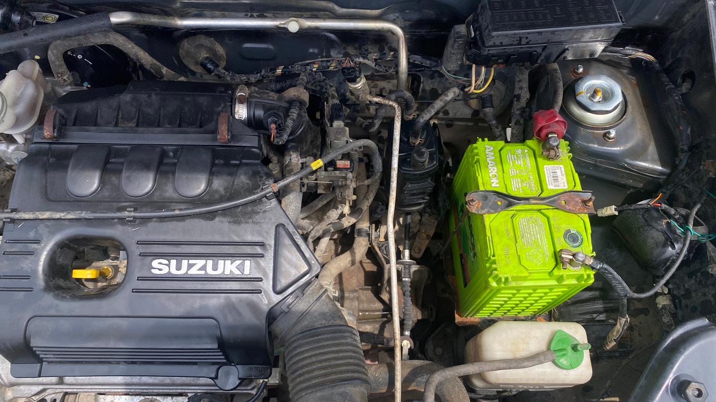2013 Maruti Alto K10 VXI, Petrol, Manual, 43,720 km, Engine View - Left