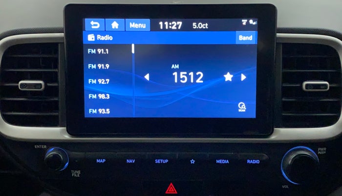 2019 Hyundai VENUE SX PLUS 1.0 TURBO DCT, Petrol, Automatic, 1,13,735 km, Infotainment System