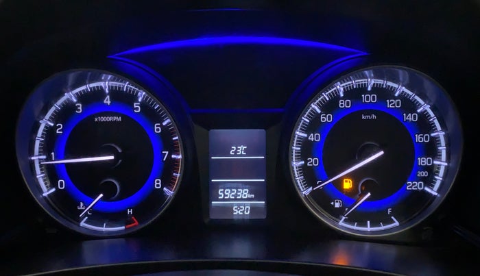 2017 Maruti Baleno DELTA PETROL 1.2, Petrol, Manual, 59,238 km, Odometer Image