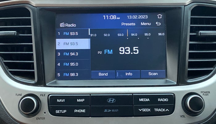 2019 Hyundai Verna 1.6 CRDI SX + AT, Diesel, Automatic, 35,076 km, Infotainment System