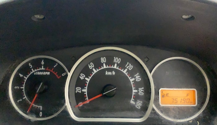 2014 Maruti Alto K10 VXI, Petrol, Manual, 75,190 km, Odometer Image