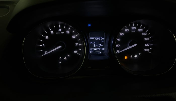 2018 Tata Tiago XZ PETROL, Petrol, Manual, 58,865 km, Odometer Image