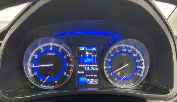 2020 Maruti Baleno ZETA PETROL 1.2, Petrol, Manual, 62,577 km, Odometer Image
