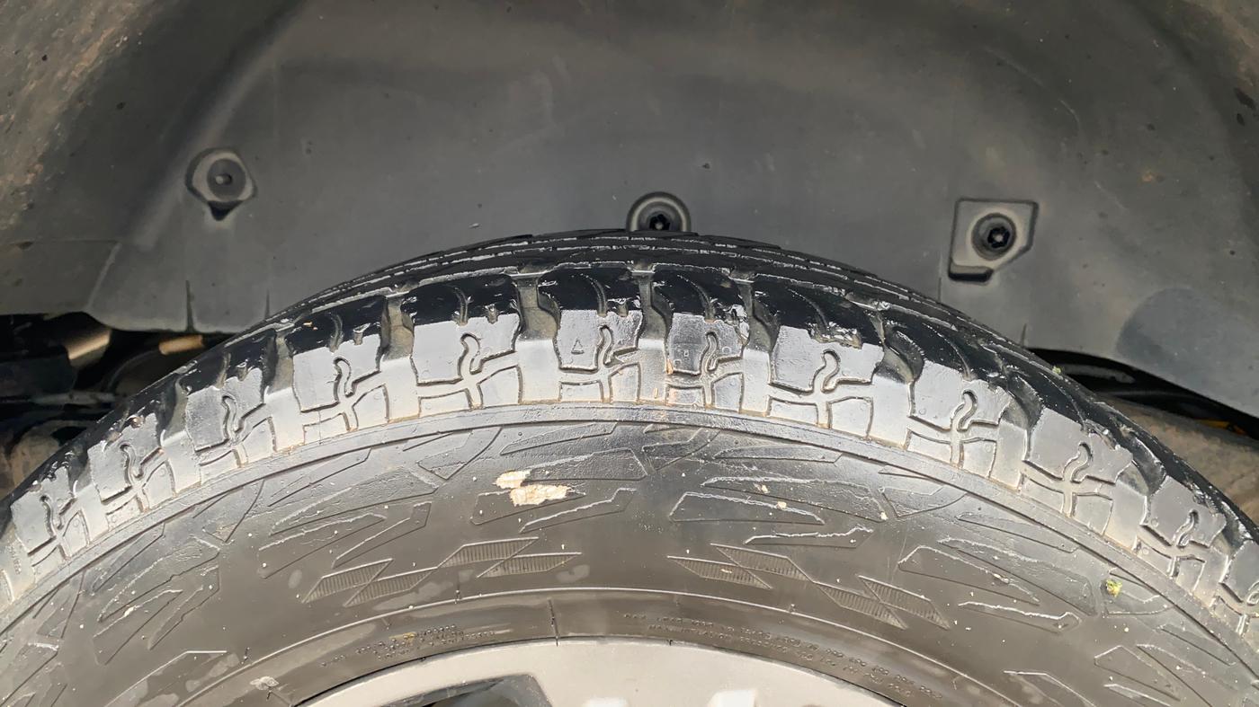 2021 Mahindra Thar LX D AT 4WD HT, Diesel, Automatic, 85,850 km, Right Rear Tyre Tread