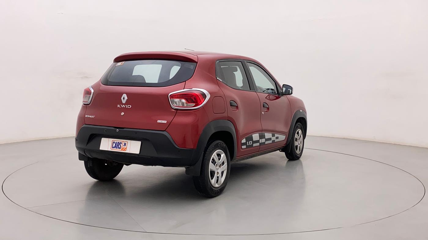 2016 Renault Kwid RXT 1.0 AMT, Petrol, Automatic, 41,089 km, Right Back Diagonal