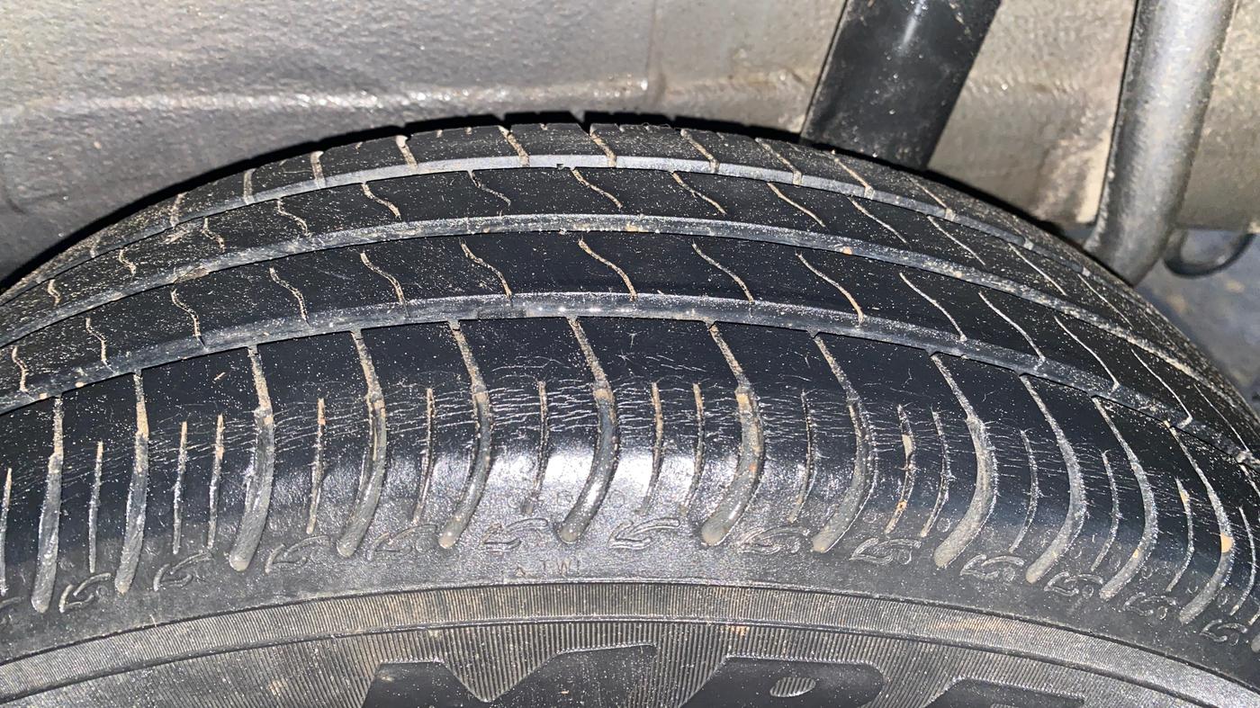 2022 Maruti S PRESSO VXI+, Petrol, Manual, 84,615 km, Left Rear Tyre Tread